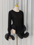 PLEAT Pullover-Pullover-SAINT CHIC-S-SAINT CHIC