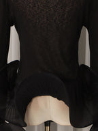 PLEAT Pullover-Pullover-SAINT CHIC-S-SAINT CHIC