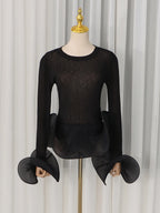 PLEAT Pullover-Pullover-SAINT CHIC-S-SAINT CHIC