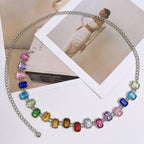PRISM JEWEL Waist Chain-belt-SAINT CHIC-Silver-SAINT CHIC