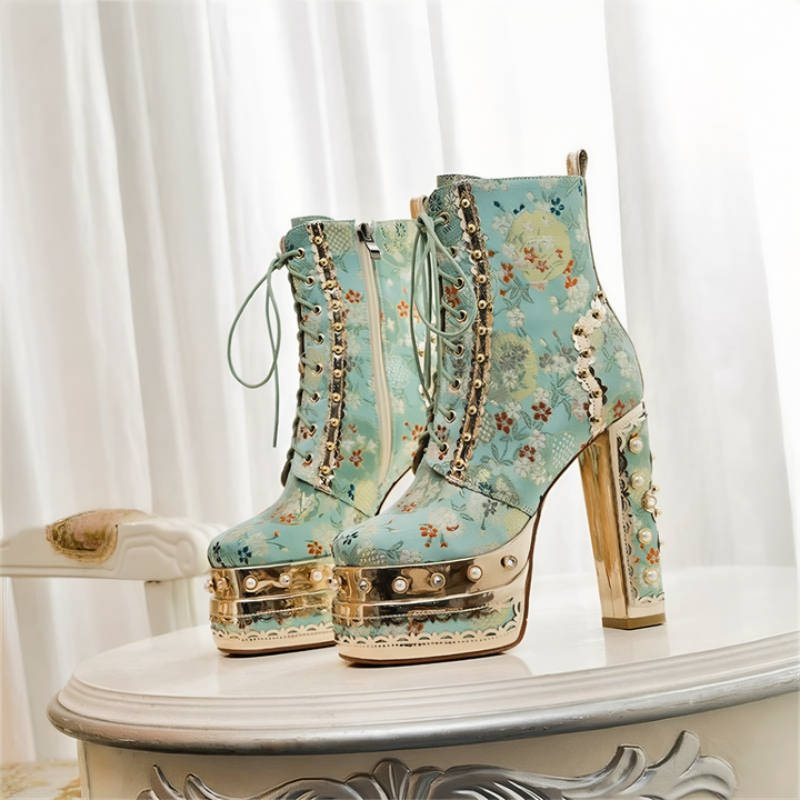 ANTOINETTE Ankle Boots - Shoes - SAINT CHIC