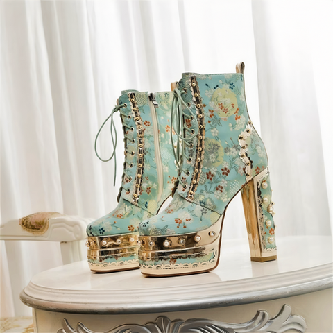 ANTOINETTE Ankle Boots - Shoes - SAINT CHIC