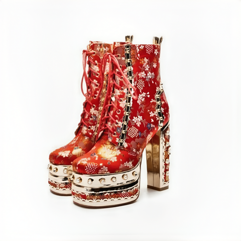 ANTOINETTE Ankle Boots - Shoes - SAINT CHIC