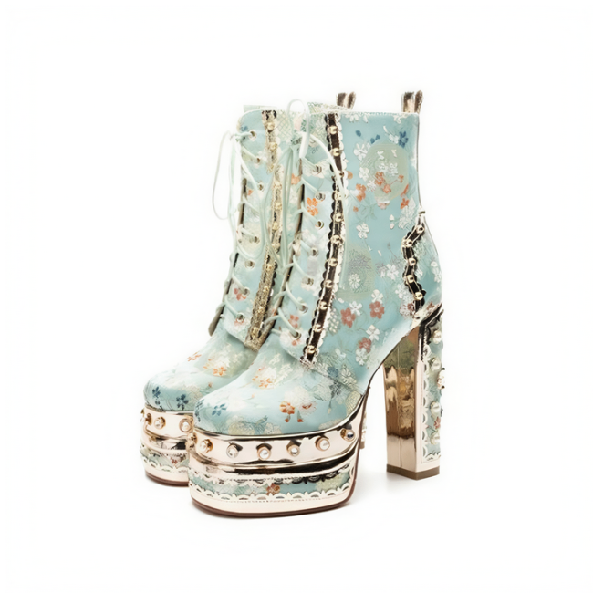 ANTOINETTE Ankle Boots - Shoes - SAINT CHIC