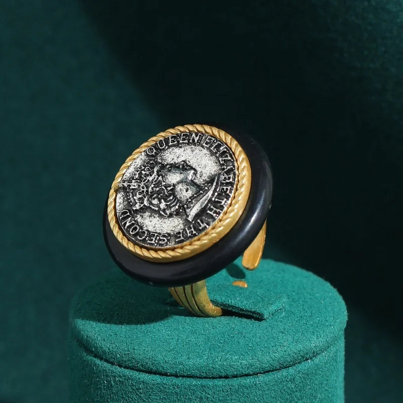 RELIC Coin Ring Collection-Ring-SAINT CHIC-Portrait-SAINT CHIC