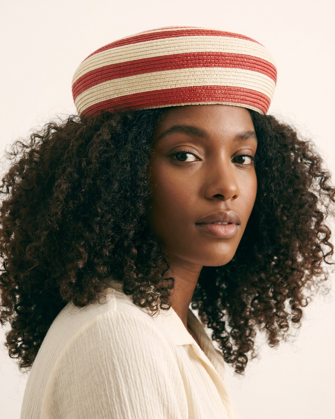 RIVIERA Beret Hat-hat-SAINT CHIC-Red-SAINT CHIC