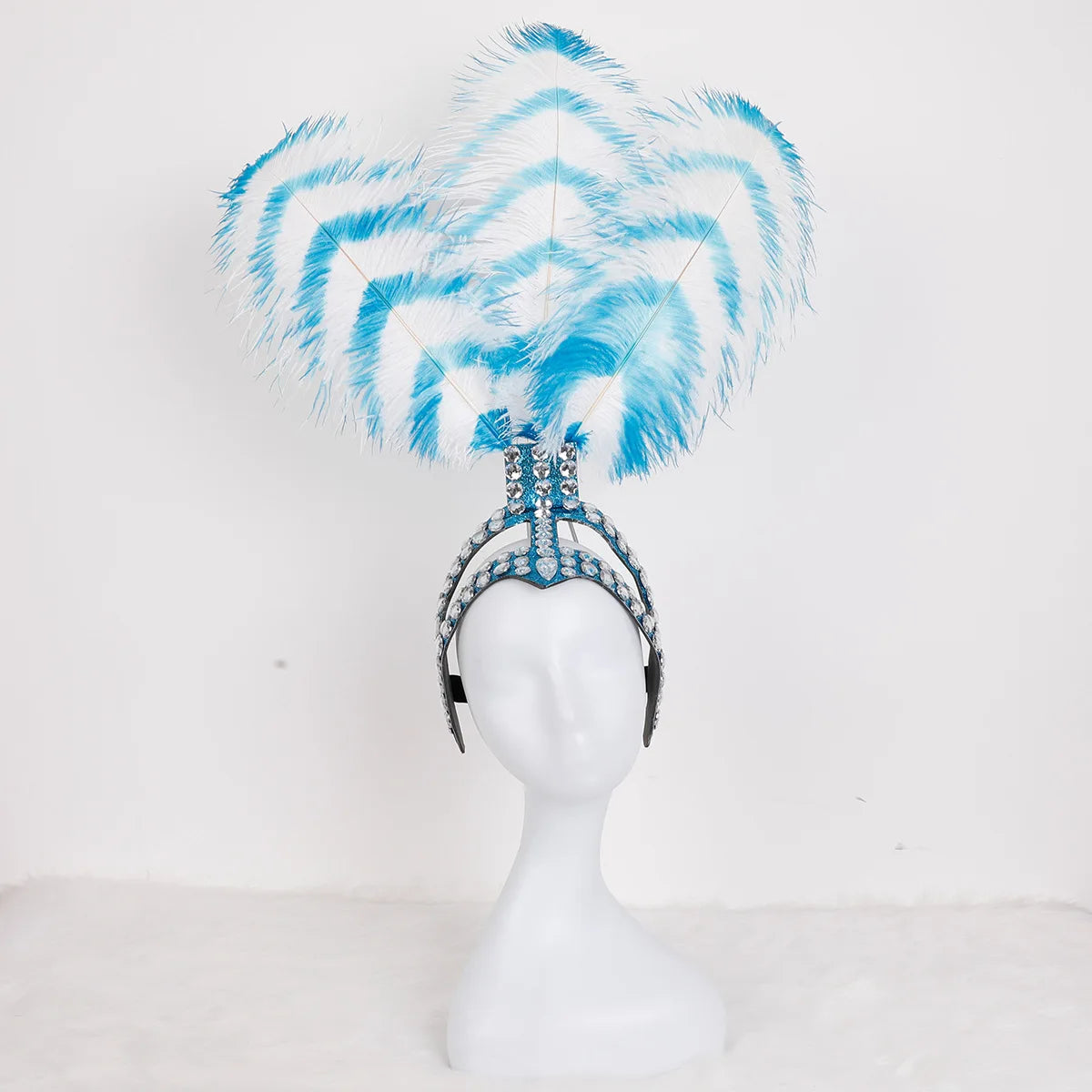SHOWSTOPPER Headdress-hat-SAINT CHIC-Blue-SAINT CHIC