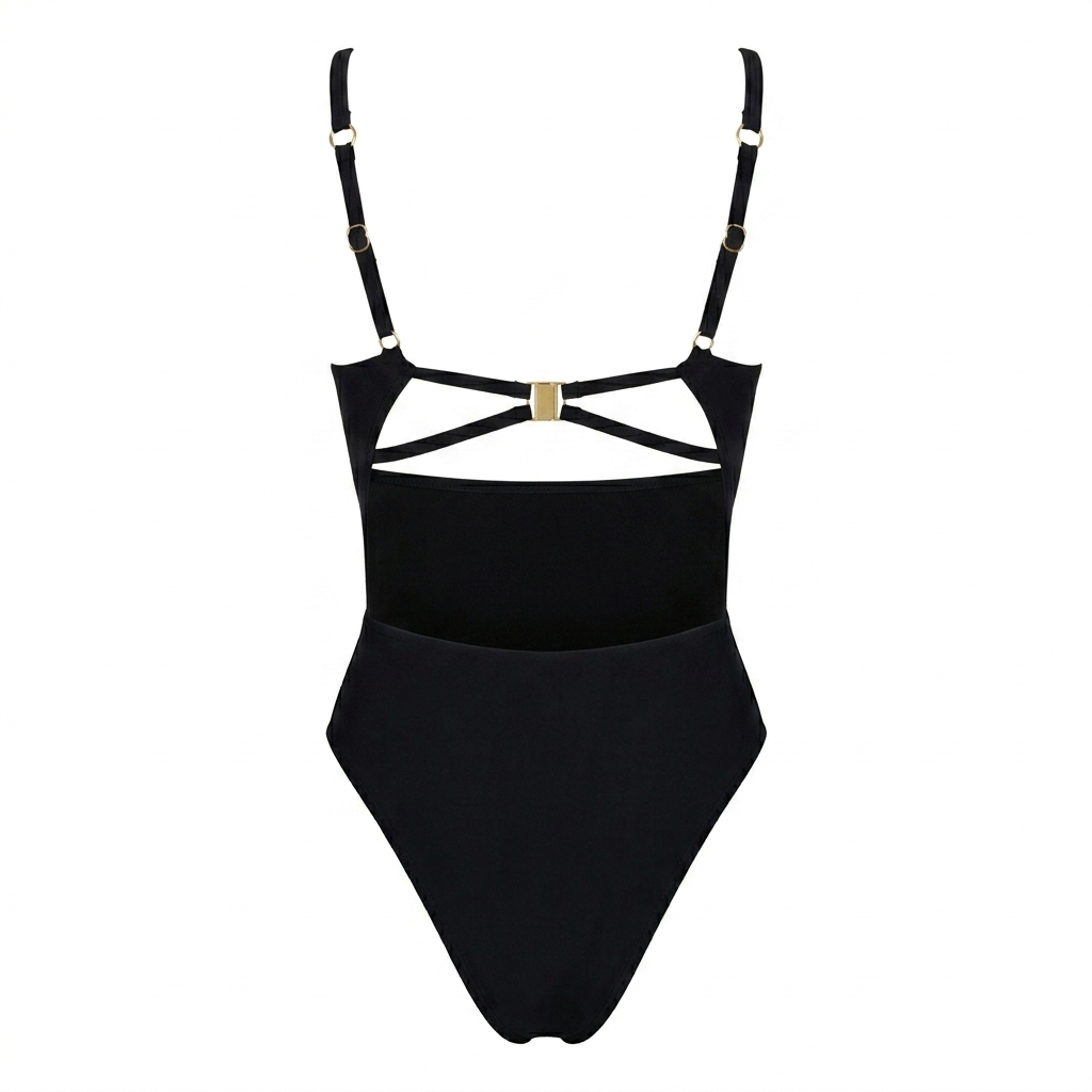SOLSTICE Swimwear-Bikini-SAINT CHIC-Beige Monokini-S-SAINT CHIC