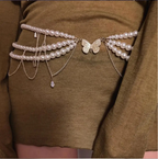 PAPILLON Pearl Waist Chain