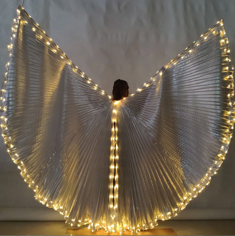 Phantom Wings LED Cape – Adult Light-Up Performance Costume