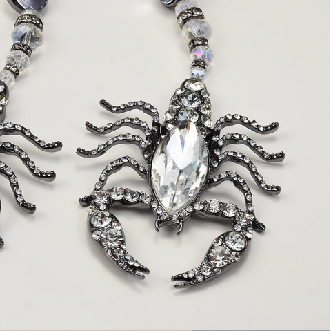 VENOM Scorpion Crystal Drop Earrings
