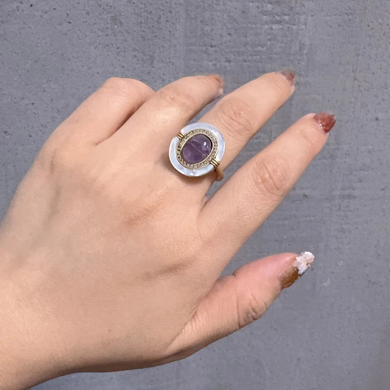 TIGRIS Stone Cocktail Ring Imagen secundaria del producto