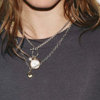 TRINE Layered Heart Necklace Set-Necklace-SAINT CHIC-Silver-SAINT CHIC