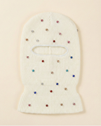 VELORA Crystal Veil Balaclava-hat-SAINT CHIC-White-SAINT CHIC