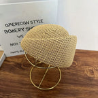 VESPER Pillbox Hat-hat-SAINT CHIC-Khaki-SAINT CHIC