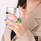 VIVID Ring-Ring-SAINT CHIC-Gold Black-6-SAINT CHIC