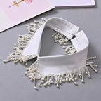 ALLI Detachable Faux Collar – Pearl & Rhinestone Beaded-Collar-SAINT CHIC