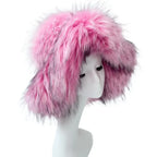 ALTA Faux Fur Bucket Hat-hat-SAINT CHIC