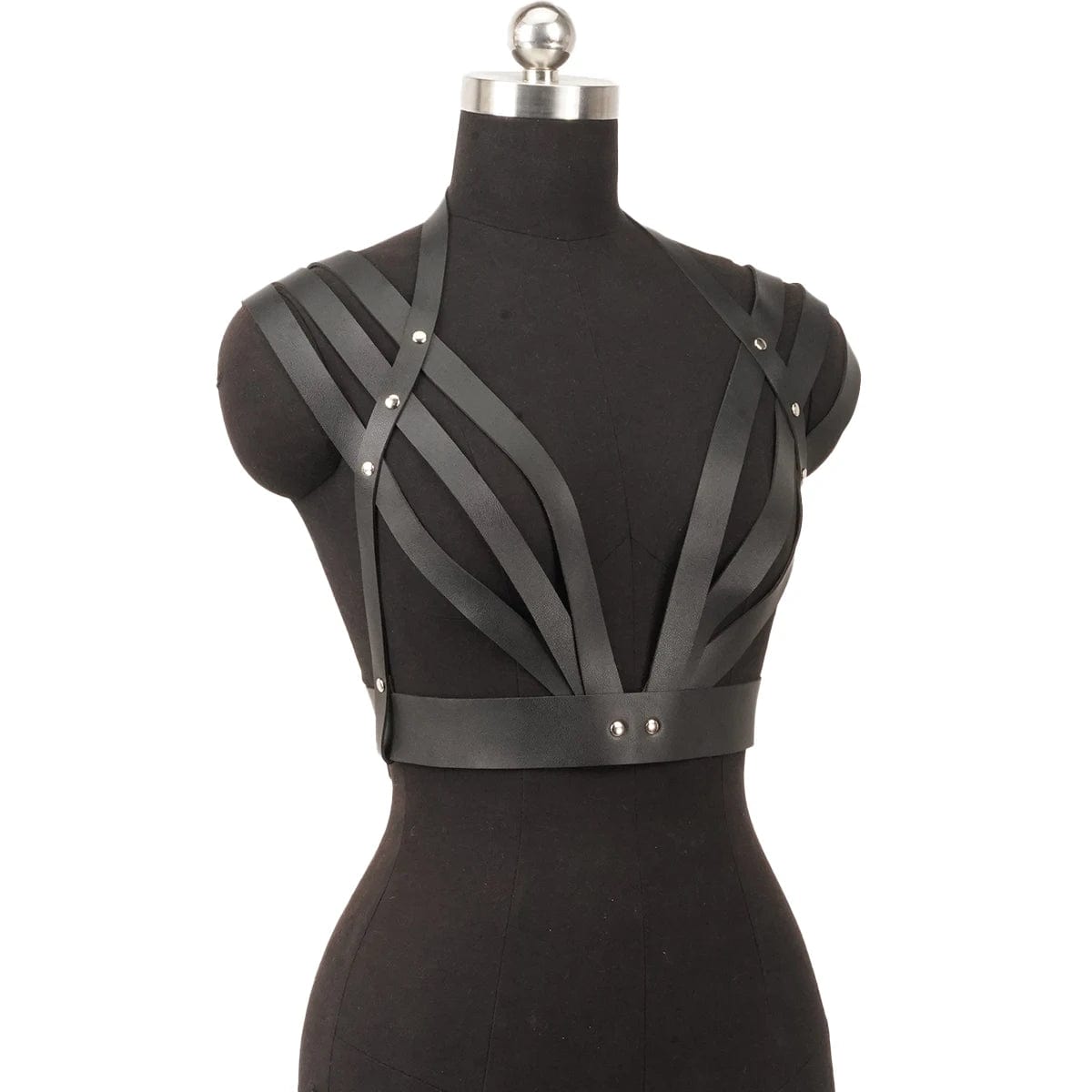ARMOUR Leather Harness Belt – Adjustable Statement Accessory-Belt-SAINT CHIC