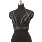 ARMOUR Leather Harness Belt – Adjustable Statement Accessory-Belt-SAINT CHIC