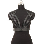 ARMOUR Leather Harness Belt – Adjustable Statement Accessory-Belt-SAINT CHIC