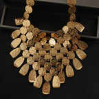 AURA Sculpted Collar Necklace-necklace-SAINT CHIC
