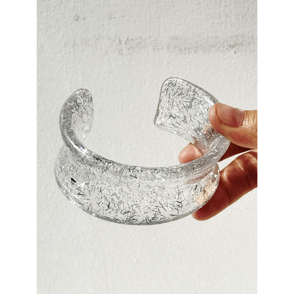 AURA STACK – Sculptural Resin Bangle-bracelet-SAINT CHIC