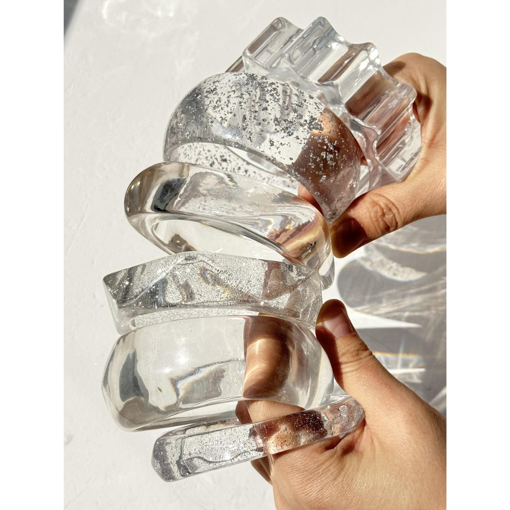AURA STACK – Sculptural Resin Bangle