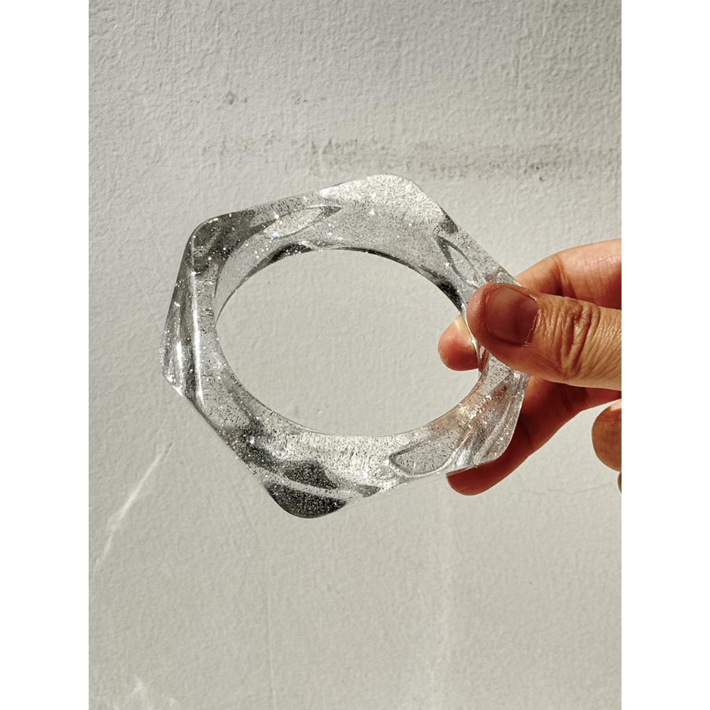 AURA STACK – Sculptural Resin Bangle
