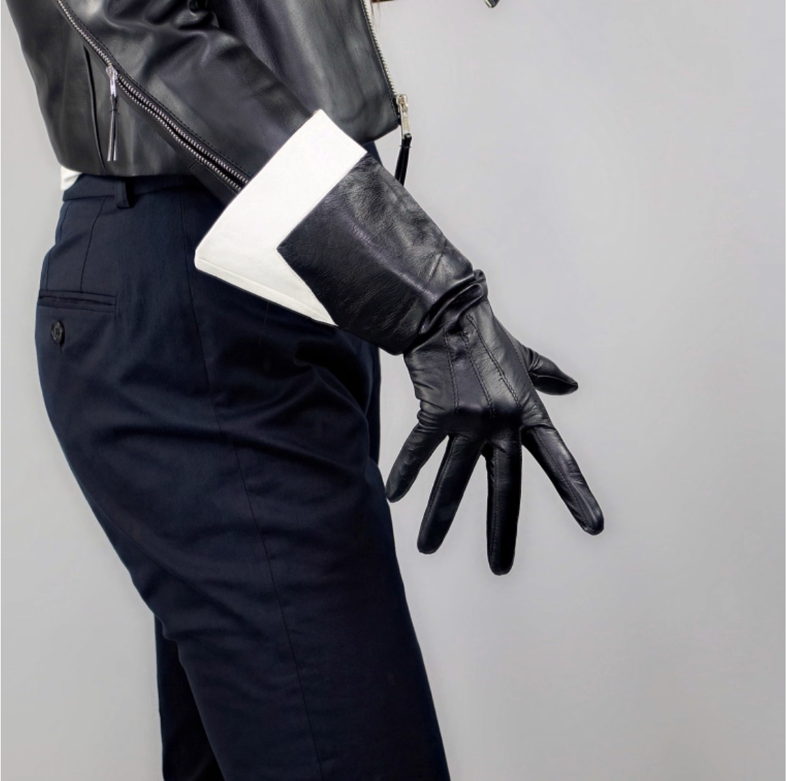 AVENUE Leather Glove-glove-SAINT CHIC Image principale du produit