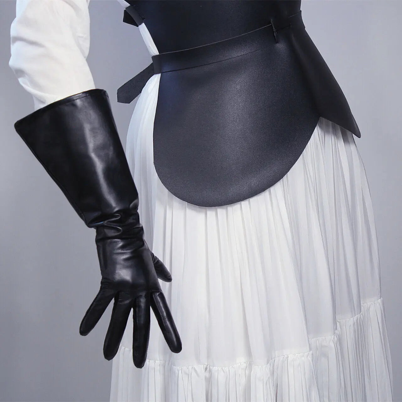 AVENUE Leather Glove-glove-SAINT CHIC