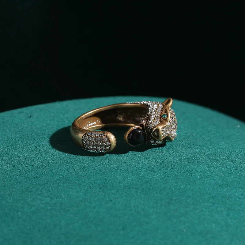 PANTHERA Leopard Cocktail Ring Imagen secundaria del producto