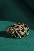 BLACKOUT Dome Ring-ring-SAINT CHIC