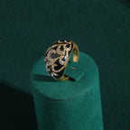 BLACKOUT Dome Ring-ring-SAINT CHIC