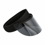 BLACKOUT Paparazzi Visor® 2.0 – All-Black Sun Shield-Hats-SAINT CHIC