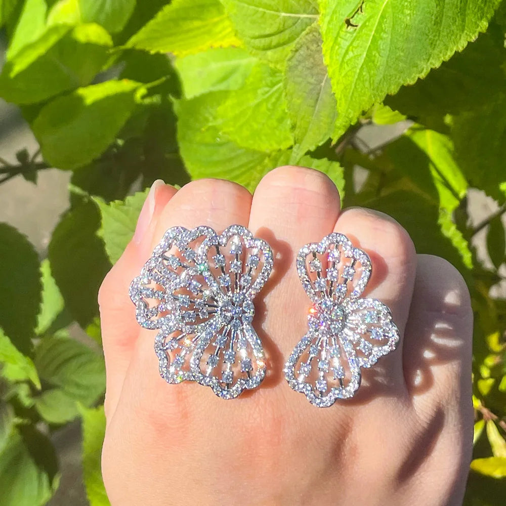 BLOOM COUTURE Pavé Ring-ring-SAINT CHIC