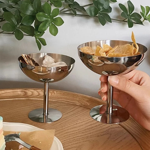 MODE Stainless Goblet Cups – Modern Dessert & Ice Cream Stemware