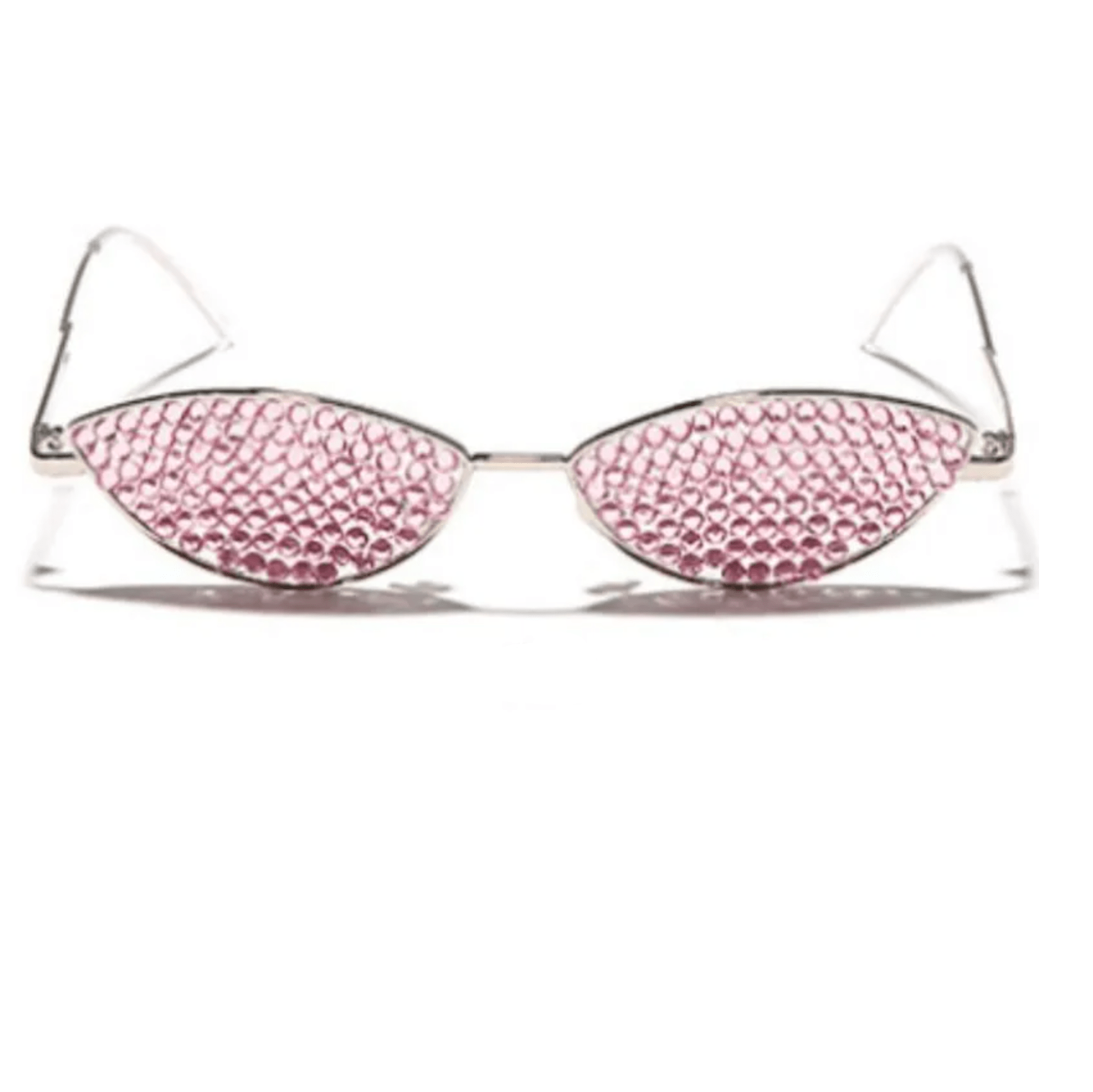 CAT-EYE Rhinestone Sun Glasses-Sunglasses-SAINT CHIC