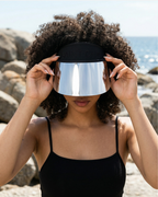 Chrome Anti Paparazzi Visor®-Hats-SAINT CHIC