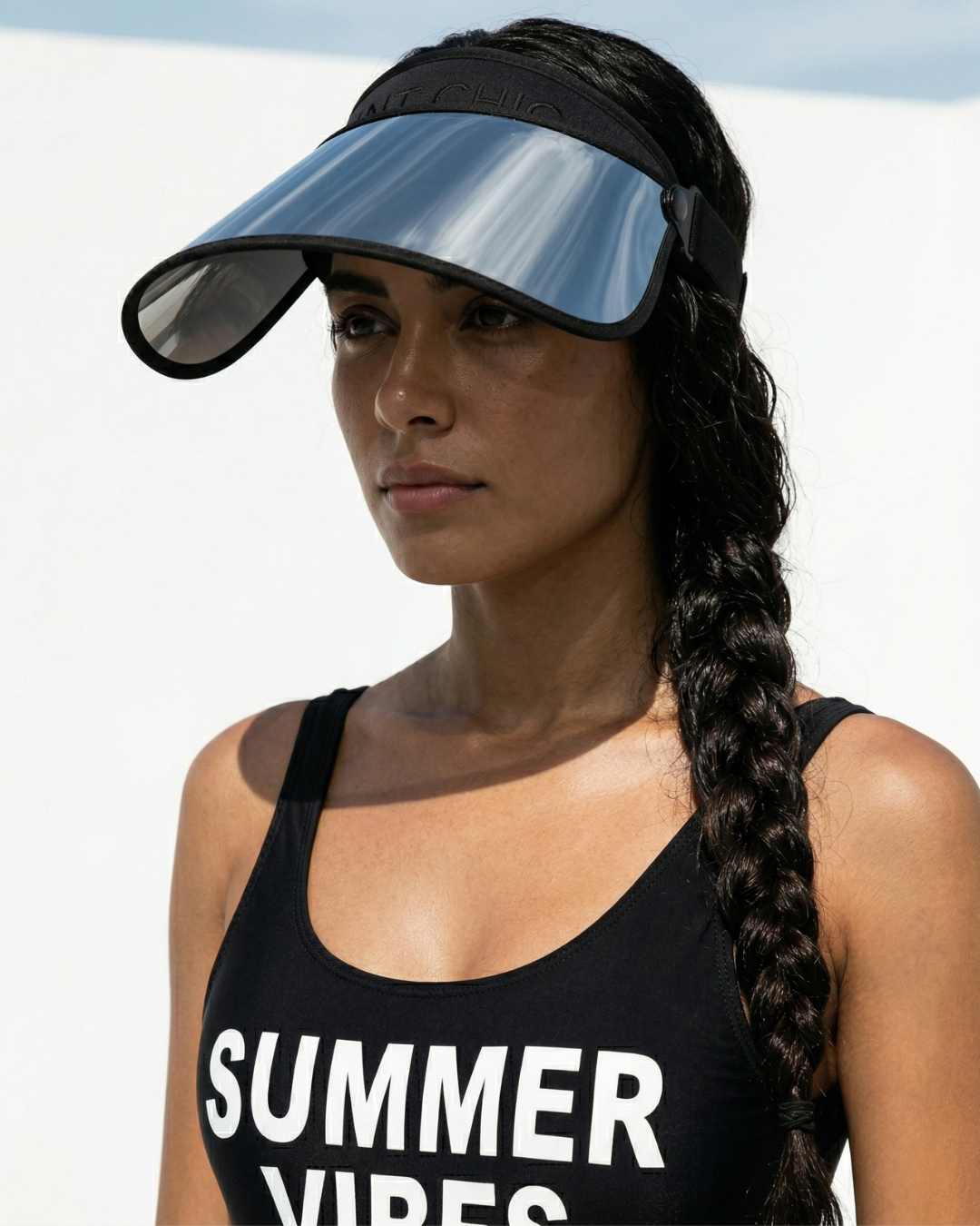 CHROME PAPARAZZI VISOR® Long Lens Sun Shield – 99% UV Protection Imagen secundaria del producto