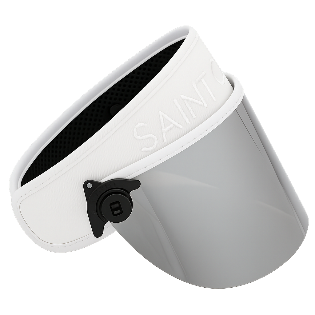 Chrome Anti Paparazzi Visor™ – Adjustable Sun Shield with 4.5” Lens & UV Protection