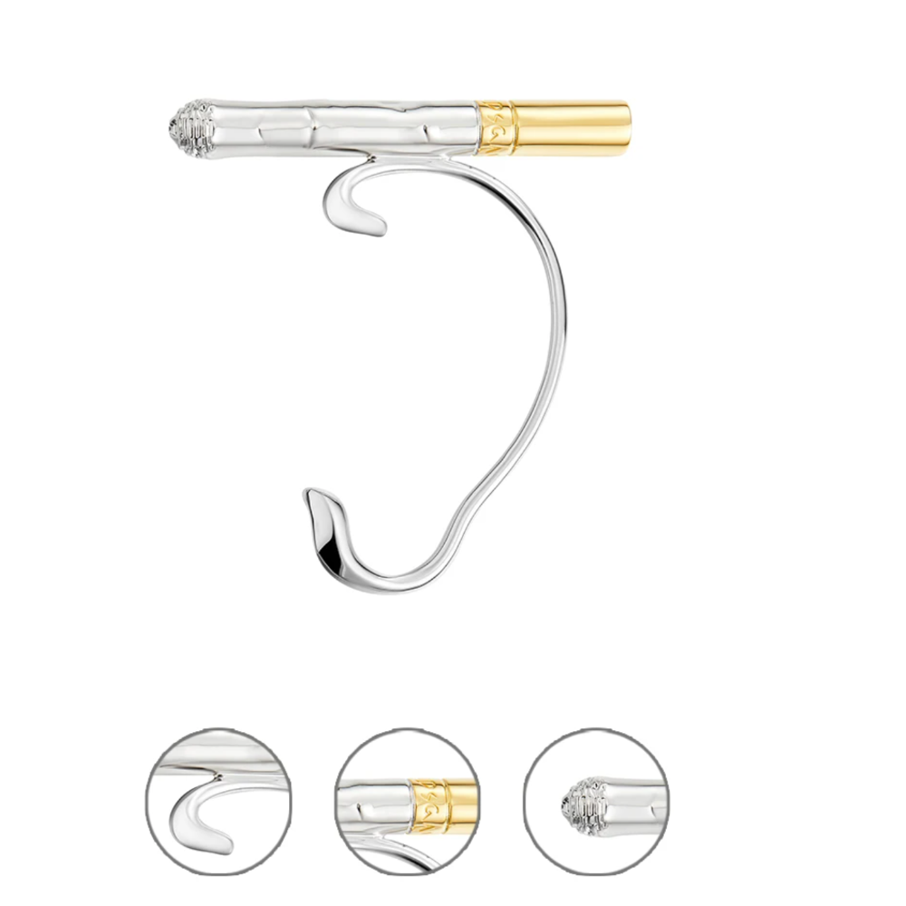CIG Ear Hook – Sculptural Statement Ear Cuff-earring-SAINT CHIC