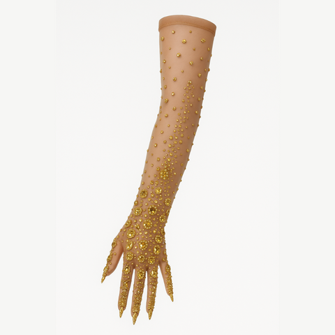 CLAWS OF GOLD Mesh Gloves