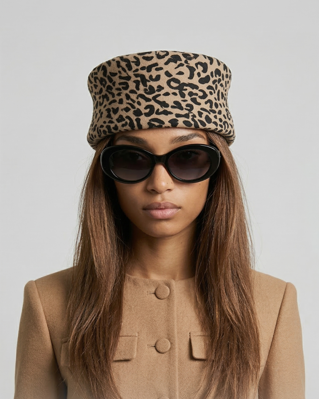 COLETTE Wool Felt Painter Beret-Hat-SAINT CHIC Main image