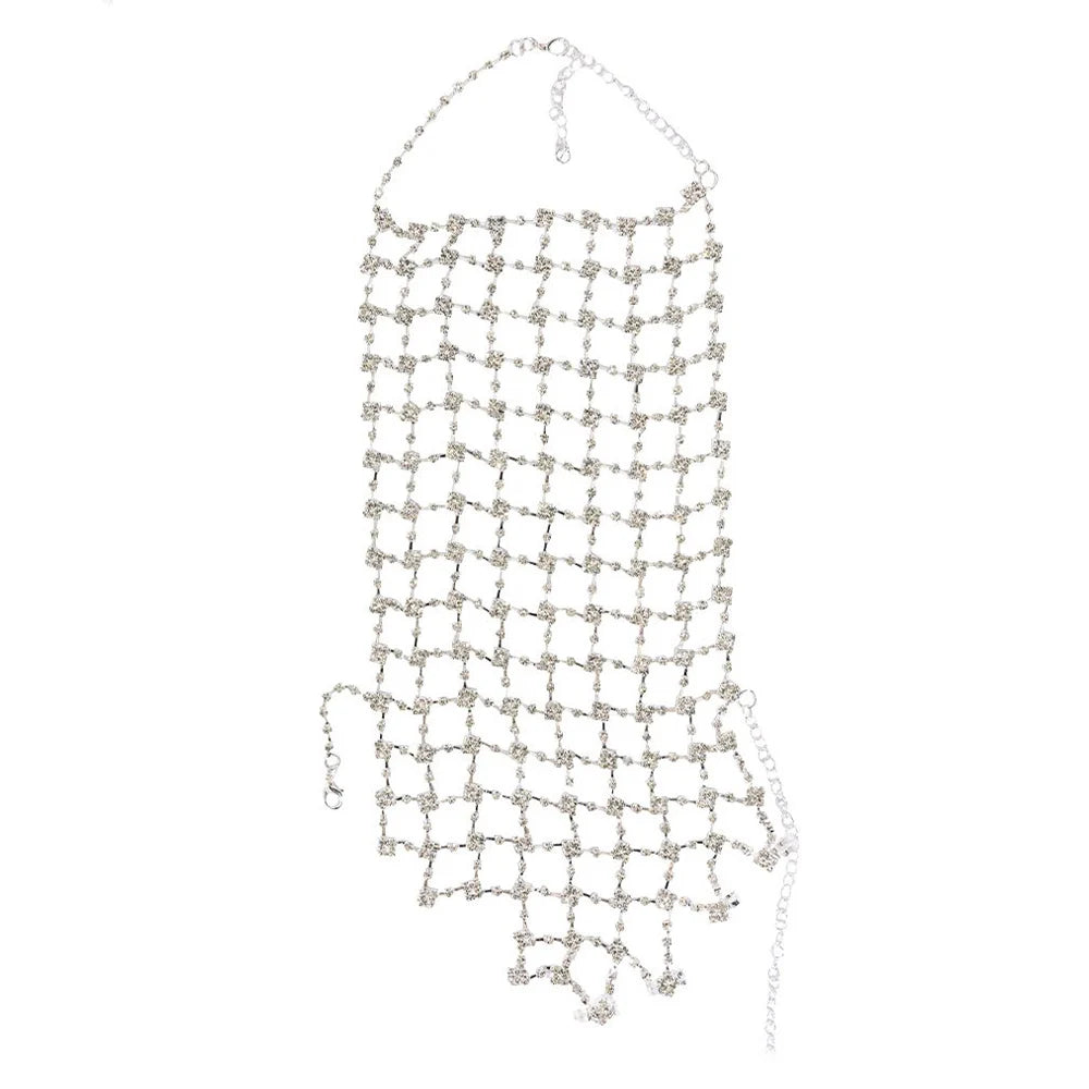 CRYSTAL Mesh Cuff Bracelet-bracelet-SAINT CHIC