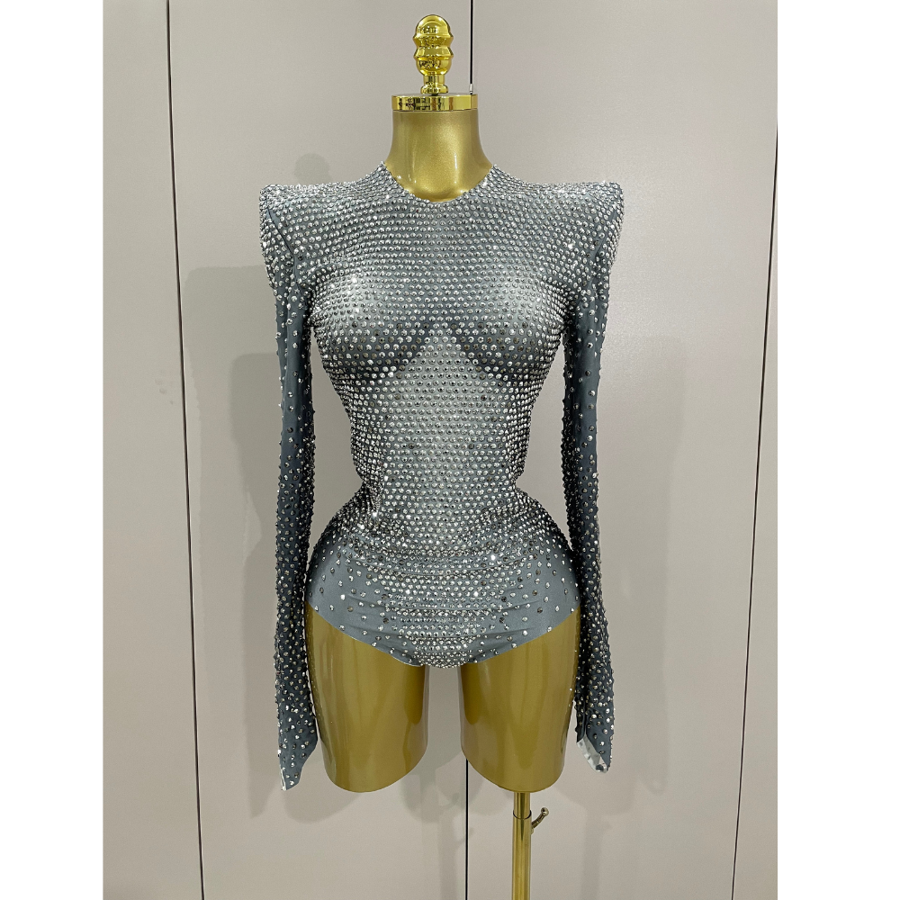 CRYSTALIZE Bodysuit-Bodysuit-SAINT CHIC Image principale du produit