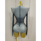 CRYSTALIZE Bodysuit-Bodysuit-SAINT CHIC