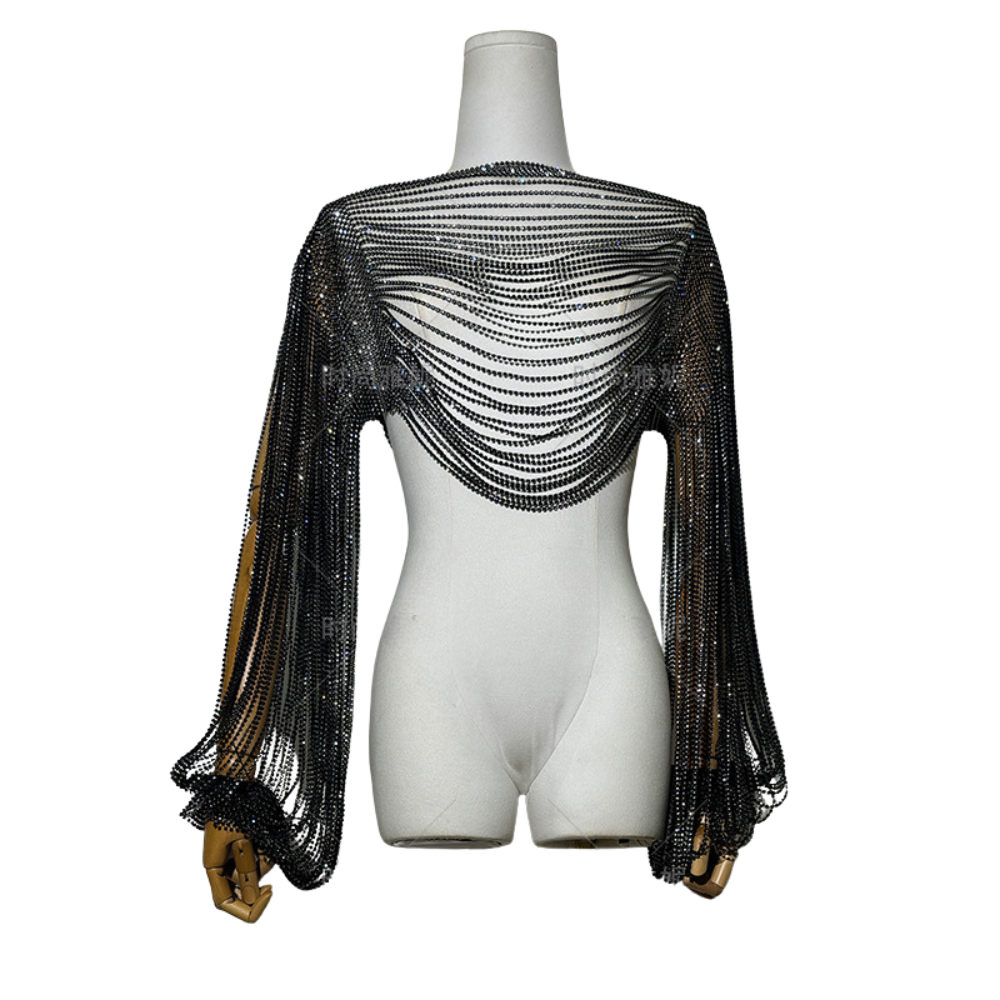 DIAMONDA Chainmail Shawl Top Image secondaire du produit