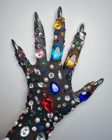 DISCO Rhinestone Gloves