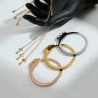 LOCK & KEY Bond Cuff + Necklace Set
